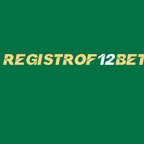 Logo da REGISTROF12BET